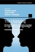 Cover: The Changing English Language - Cambridge University Press