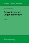Cover: Schweizerisches Jugendstrafrecht - St&auml;mpfli Verlag AG
