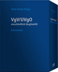 Abbildung von: VgV / UVgO - Kommentar (Schmuckausgabe in Lederoptik im Schuber) - Reguvis Fachmedien