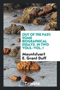 Cover: Out of the Past - Trieste Publishing