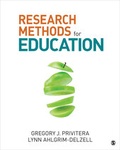 Cover: Research Methods for Education - SAGE Publications (USA)
