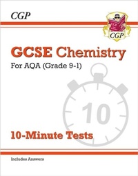Abbildung von: GCSE Chemistry: AQA 10-Minute Tests (includes answers) - Coordination Group Publications Ltd (CGP)