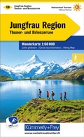 Bild: Kümmerly+Frey Wanderkarte 18 Jungfrau Region 1:60.000 - Hallwag Kümmerly+Frey