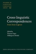 Cover: Cross-linguistic Correspondences - John Benjamins Publishing Co