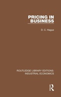 Cover: Pricing in Business - Routledge