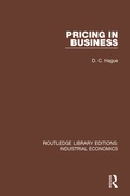 Cover: Pricing in Business - Routledge