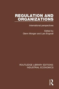 Enlarge image Cover: Regulation and Organizations - Routledge