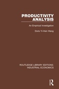 Cover: Productivity Analysis - Routledge