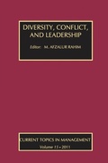 Cover: Diversity, Conflict, and Leadership - Routledge