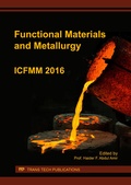 Cover: Functional Materials and Metallurgy - Trans Tech Publications Ltd