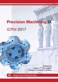 Cover: Precision Machining IX - Trans Tech Publications Ltd