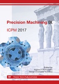 Cover: Precision Machining IX - Trans Tech Publications Ltd