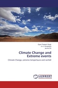 Cover: Climate Change and Extreme events - LAP Lambert Academic Publishing