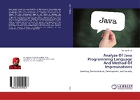 Enlarge image Cover: Analyze Of Java Programming Language And Method Of Improvisations - LAP Lambert Academic Publishing