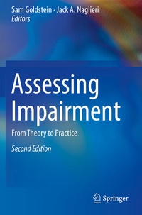 Enlarge image Cover: Assessing Impairment - Springer