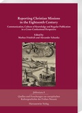 Cover: Reporting Christian Missions in the Eighteenth Century - Harrassowitz Verlag