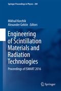 Cover: Engineering of Scintillation Materials and Radiation Technologies - Springer