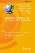 Cover: Information Technology in Disaster Risk Reduction - Springer