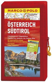 Abbildung von: MARCO POLO Regionalkarte Österreich, Südtirol 1:200.000 - MAIRDUMONT