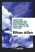 Cover: Maryland Toleration - Trieste Publishing Pty Ltd
