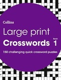 Cover: Large Print Crosswords Book 1 - Collins