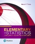 Cover: Elementary Statistics Using the TI-83/84 Plus Calculator - Pearson