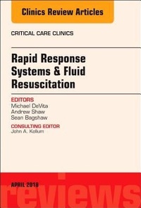Abbildung von: Rapid Response Systems/Fluid Resuscitation, An Issue of Critical Care Clinics: Volume 34-2 - Elsevier