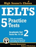 Cover: IELTS 5 Practice Tests, Academic Set 2 - Simone Braverman