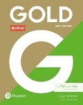 Cover: Gold B2 First New Edition Coursebook for MyEnglishLab pack - Pearson Education Limited