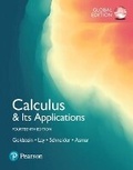 Cover: Calculus & Its Applications, Global Edition - Pearson Education Limited