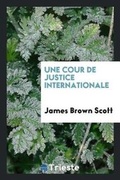 Cover: Une Cour de Justice Internationale - Trieste Publishing