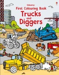 Cover: First Colouring Book Trucks and Diggers - Usborne Publishing Ltd