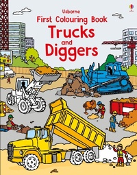Enlarge image Cover: First Colouring Book Trucks and Diggers - Usborne Publishing Ltd