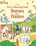 Cover: First Colouring Book Horses and Ponies - Usborne Publishing Ltd