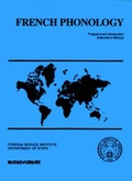 Cover: French Phonology - Audio-Forum