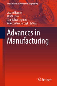 Enlarge image Cover: Advances in Manufacturing - Springer