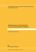Cover: Optimierung von Gespr&auml;chen in der professionellen Telefonie - Frank & Timme