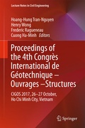 Cover: Proceedings of the 4th Congr&egrave;s International de G&eacute;otechnique - Ouvrages -Structures - Springer