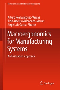 Enlarge image Cover: Macroergonomics for Manufacturing Systems - Springer