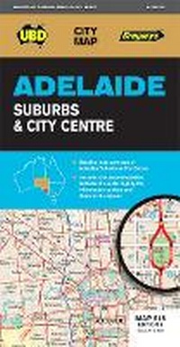 Abbildung von: Adelaide Suburbs & City Centre Map 518 8th ed - UBD Gregory's