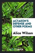 Cover: Actaeon's Defense and Other Poems - Trieste Publishing