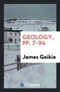 Cover: Geology, Pp. 7-94 - Trieste Publishing