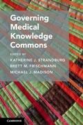 Cover: Governing Medical Knowledge Commons - Cambridge University Press