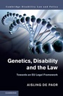 Cover: Genetics, Disability and the Law - Cambridge University Press