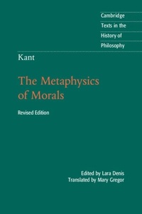 Enlarge image Cover: Kant: The Metaphysics of Morals - Cambridge University Press