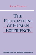 Cover: The Foundations of Human Experience - SteinerBooks, Inc
