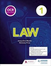 Enlarge image Cover: OCR AS/A Level Law Book 1 - Hodder Education