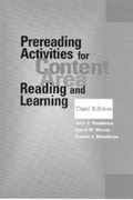 Cover: Prereading Activities for Content Area Reading and Learning - International Reading Association
