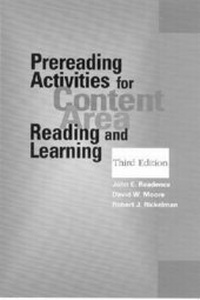 Enlarge image Cover: Prereading Activities for Content Area Reading and Learning - International Reading Association