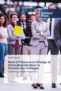 Cover: Role of Persons-in-Charge of Internationalization in Community Colleges - Scholars' Press